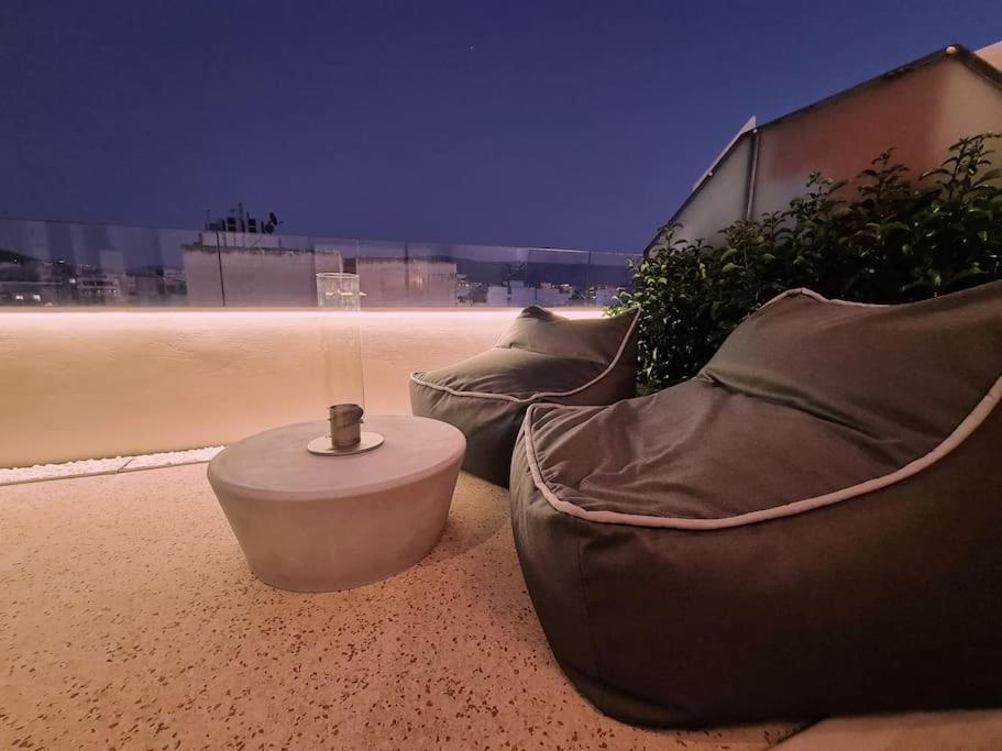 Ferienwohnung Heated Plunge Pool & Firepit Acropolis Penthouse Athen Exterior foto